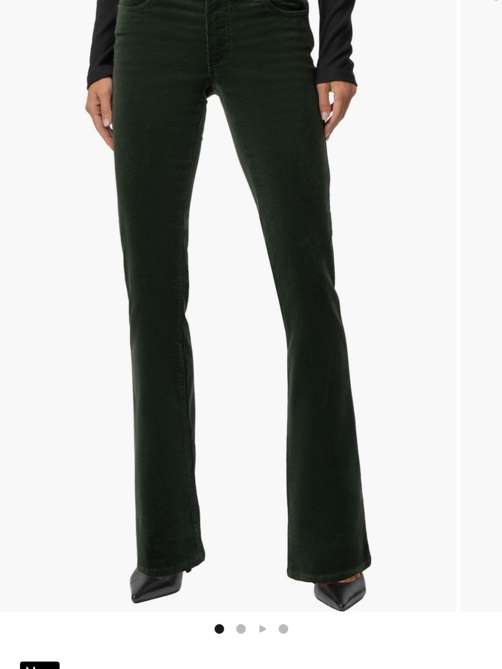 Kut from the Kloth Dark olive Green Bootcut Pants corduroy
